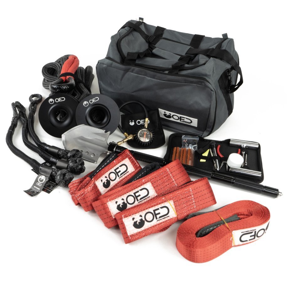 Professional 13K winch recovery kit OFD