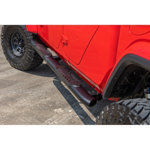 Oval nerf steps black Rough Country