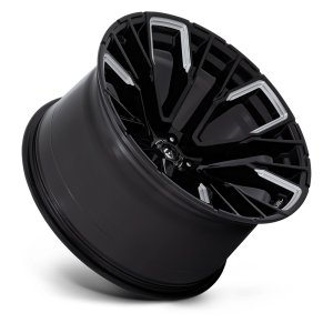 Alloy wheel D849 Rebar Gloss Black Milled Fuel