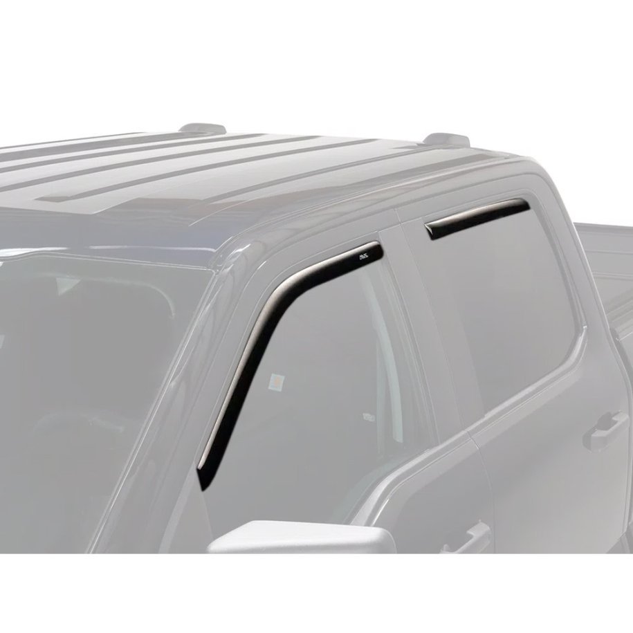 Front and rear window deflectors RealTruck AVS In-Channel Ventvisor