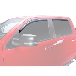 Front and rear window deflectors RealTruck AVS In-Channel Ventvisor