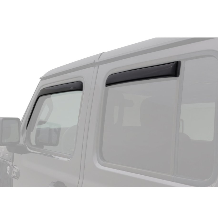 Front and rear window deflectors RealTruck AVS In-Channel Ventvisor