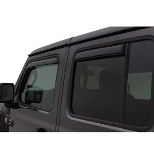 Front and rear window deflectors RealTruck AVS In-Channel Ventvisor