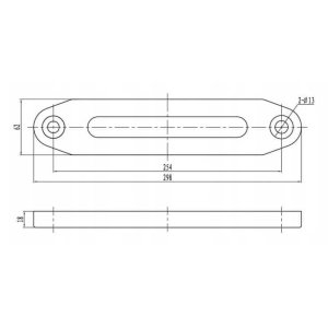 Alumīnija troses vadīkla Runva